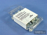 100 Leviton Almond 1/2" Wallplate Cover Screws 6-32 Thread Oval Head 82000-PRT