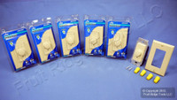 6 Leviton Ivory Decora Rotary Dimmer Switches 3-Way RPI06-IWP