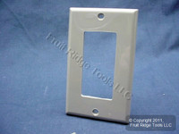 Leviton Gray UNBREAKABLE Decora Wallplate GFCI GFI Nylon Cover 80401-NGY