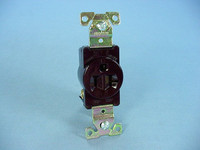Cooper Brown Industrial Grade Single Outlet Receptacle 20A 125V NEMA 5-20R 5361B