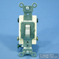 Leviton Gray 4-Way COMMERCIAL Toggle Wall Light Switch 20A CS420-2GY