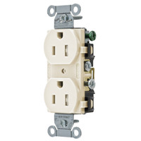Bryant Lt Almond Tamper Resistant COMMERCIAL Outlet Receptacle 15A CBRS15LATR