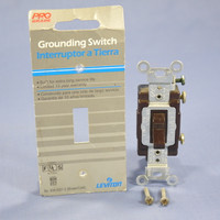 Leviton Brown COMMERCIAL Quiet Toggle Wall Light Switch 15A 120/277V 5501-2 Carded