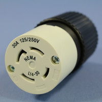Hubbell Bryant Twist Turn Locking Connector Plug NEMA L14-30 30A 125/250V