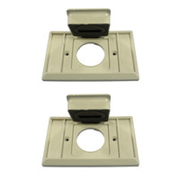 2 Eagle Horizontal Weather Resistant Single 1.406" Receptacle Outlet Covers Plate S1951