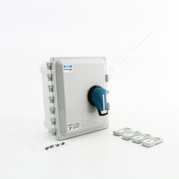 Eaton ER4 Industrial Rotary Fused Disconnect Switch 30A 600V Type J ER4P-30J3PB