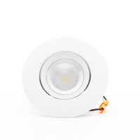 Satco 4" 7W Gimbal White LED Retrofit Downlight Dimmable 600Im 120V 2700K