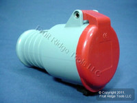 Leviton Pin & Sleeve Connector Splashproof Female Plug 32A 380/415V SP432C6