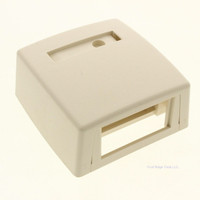 Wiremold AC-MMB-291-IV Ivory Light Almond Multimedia Box 1 Module for Activate