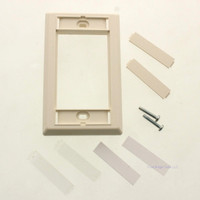 Wiremold by Interlink AC-SFP Light Almond 1-Gang Flush Faceplate for Activate