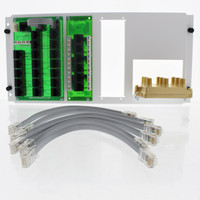 Leviton 47607-AHT White Modular Distribution Board & Home Telephone Video Panel