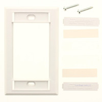 Wiremold AC-SFP-003-WH White 1-Gang Faceplate without Icons for Activate