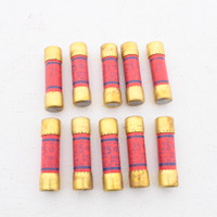 Eagle 655-25-AMP Red Class H Cartridge Fuses Non-Renewable 25A 250V 10-Pack