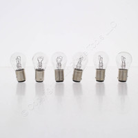 6pcs Philips Double Contact Miniature Incandescent Replacement 8.26W Bulbs 1157
