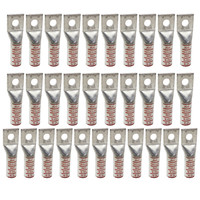 31-Pack Penn-Union Puc BBLU-035 Red B-324 B-18 Battery Cable Lugs 1/2"