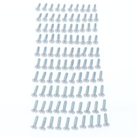 100 New Cooper White Steel Outlet/Switch Mount Wallplate 1/2" Round Screws 231W