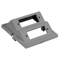 Hubbell IM2SCAGY Istation Module Angled 2Sc Duplex Unloaded 2U Gray