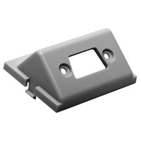 Hubbell IMBDSA15GY Gray iStation Module Angled D-Sub Unloaded 1.5-Unit for HDMI