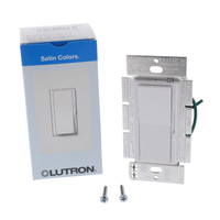 Lutron Dimmer Switch 1-Pole White 600VA 450W Magnetic Low Voltage Light Control