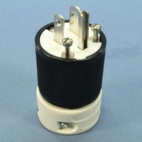 Woodhead Straight Blade Hospital Grade Plug 15A 125V NEMA 5-15P 2P3W 85266