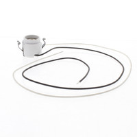 Leviton Snap-In Medium Porcelain Hi-Hat Lampholder Socket 30" Leads 660W 38887