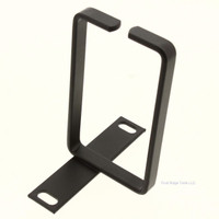 Wiremold VRB-350B Black 3.50" H Bracket w/ 2.5" H x 3.0" D Ring Wire Management