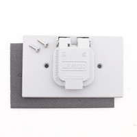 Leviton Gray Weather Resistant Receptacle Cover Outdoor Outlet Wall Plate 4925-2