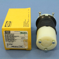 New Hubbell Twis Turn Locking Connector Insulgrip NEMA L5-20R 20A 125V HBL2313