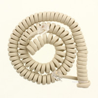 Southwestern Bell Almond 12' Modular Telephone Coil Cord Phone Wire S60065