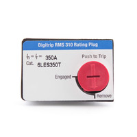 Eaton Molded Case Circuit Breaker Accessory Rating Plug Digitrip J-K 6LES350T