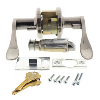 Weslock Passage Door Keylock Lever Handle 401BARABBARAB