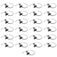 25 Leviton Phenolic Flanged Adapters Male E26 Medium Base 18ga Wire Leads 660W