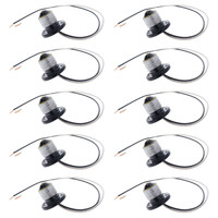 10 Leviton Phenolic Flanged Adapters Male E26 Medium Base 18ga Wire Leads 660W