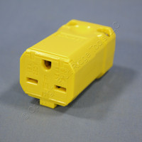 Leviton Python INDUSTRIAL Straight Blade Connector NEMA 6-15R 6-15 15A 250V 15659-VY