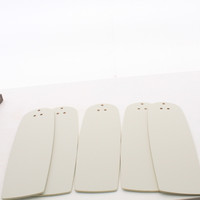 Casablanca Fan Company 99005 Five 22" Cottage White/Matte Snow White Blades