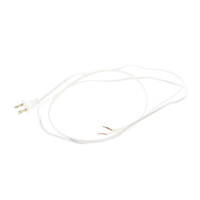 White Lamp Cord Replacement Wire Cable 18/2 SPT-2 10A 125V 2-Wire Stranded