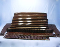 750 General Electric 2-Gang Brown Unbreakable Nylon Duplex Receptacle Outlet Wallplate Covers w/o Mounting Screws WD9350860