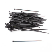 NSI 4180 4" Black Cable Tie 18Lb Tensile Strength 100 Pack