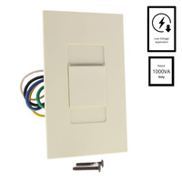 Leviton Almond Monet Magnetic Low Voltage Light Dimmer Switch 1000VA 750W MNM10-1LA