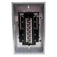 Eaton BRP20BC100 BR Panel Breakers 100A- Missing Main Breaker, Cover & Screws