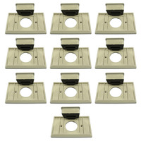 10 Eagle Horizontal Weather Resistant Single Receptacle Outlet 1.41" Cover Plates S1951