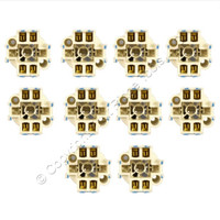 10 Leviton Compact Fluorescent Lampholders Light Sockets Screw Down G24q-5 26725