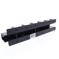 Leviton- Black Vertical Spool Manager Works with Wiring Distribution Spools, 40054-DDS