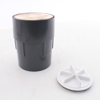 True Set Adjustable PVC In Floor Drain TP432N 4" Round