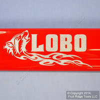New Ford OEM F-150 LOBO Edition Stick-On Decal Emblem Silver Metallic