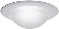 Nora NT-5050W 5 in. White Dome Shower Trim with Reflector