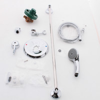 Moen 8346 Chrome Posi-Temp� Pressure Balancing 4-Port Cycling Valve Hand Shower Kit