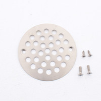 Jones Stephens PlumBest D41-10 Brushed Nickel Shower Drain Replacement Strainer