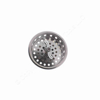 Keeney Stainless Steel Twist Lock Basket Strainer w/ Fixed Post & Rolled Edge