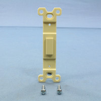 Pass & Seymour 80700-I Standard Nylon Ivory Blank Toggle Switch Wall Plate Insert